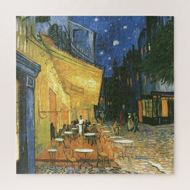 Cafe Terrace - Vincent van Gogh Painting Art Jigsaw Puzzle (Vertical)