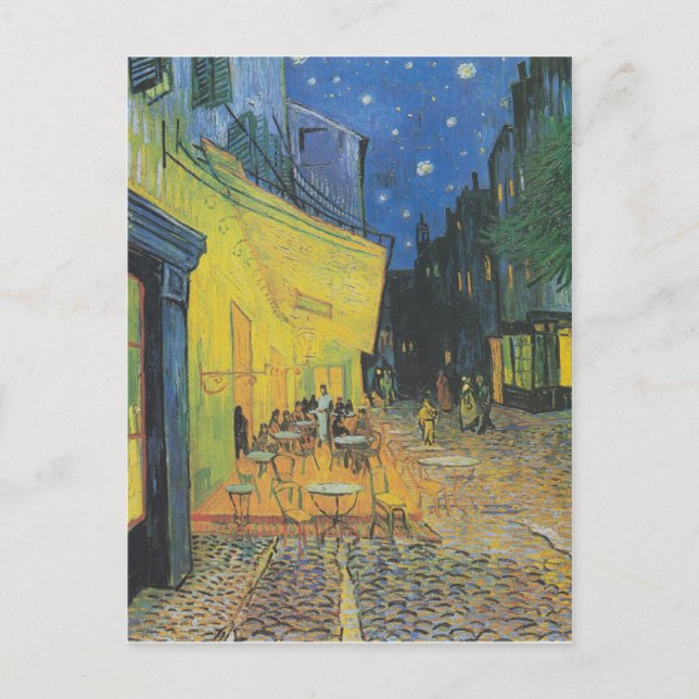 Cafe Terrace - Vincent Van Gogh Postcard (Front)
