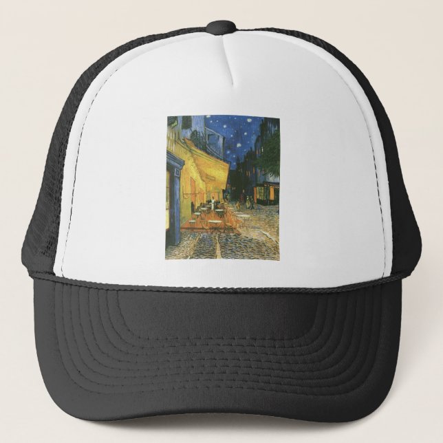 Cafe Terrace - Vincent van Gogh Trucker Hat (Front)