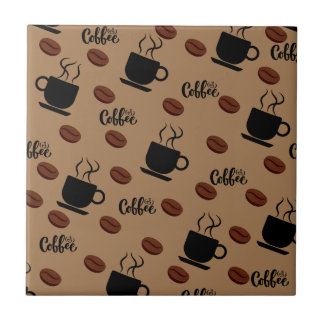 Cafe Themed Coffee Kitchen Tile