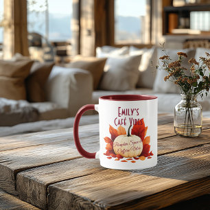 Café Vibes Autumn – Pumpkin Spice & Caffeine Love Mug