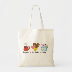 Cafecito, PanDulce, Books Tote Bag