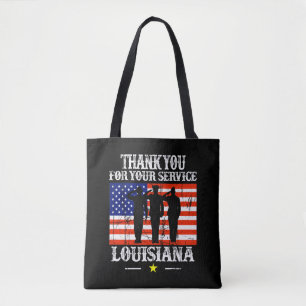 CafePress Louisiana Map Tote Bag Canvas Tote
