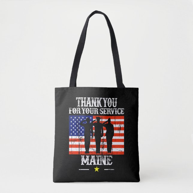 CafePress Maine Tote Bag Canvas Tote Christmas (Front)