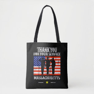 CafePress Thank You For Your Service Tote Bag 