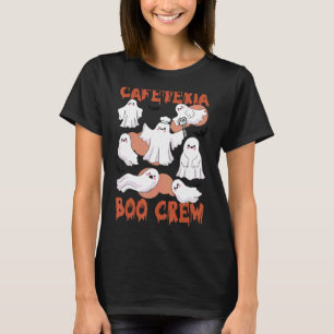 Cafeteria Boo Crew Teacher Lunch Lady Team Spooky T-Shirt
