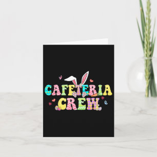 Cafeteria Crew Happy Easter Bunny Lunch Lady Match Card