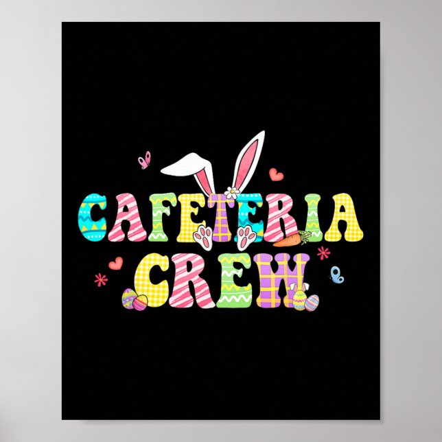 Cafeteria Crew Happy Easter Bunny Lunch Lady Match Poster (Front)