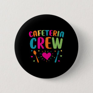 Cafeteria Crew Lunch Lady Back to School Novelty 6 Cm Round Badge