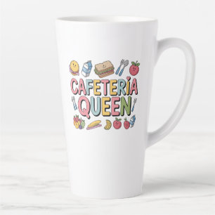 Cafeteria Queen Latte Mug