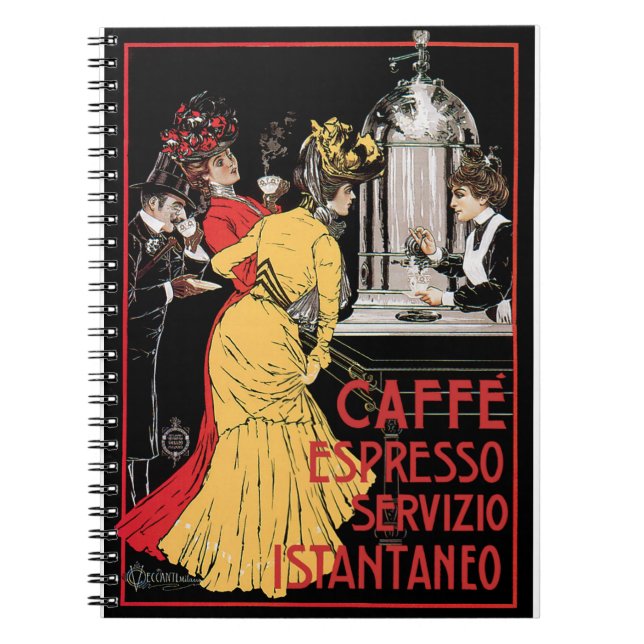 Caffe Espresso Notebook (Front)