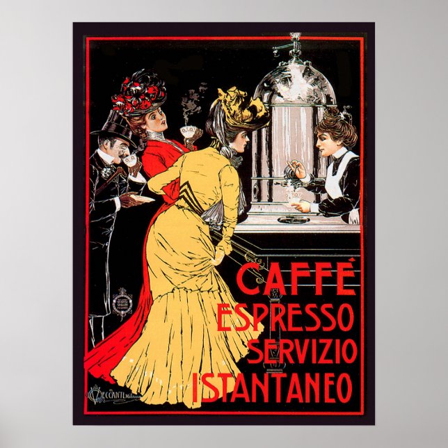 Caffe Espresso Servizio Istantaneo Poster (Front)