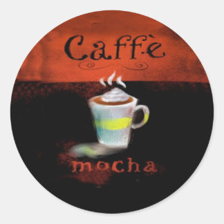 Caffe Mocha Stickers Coffee