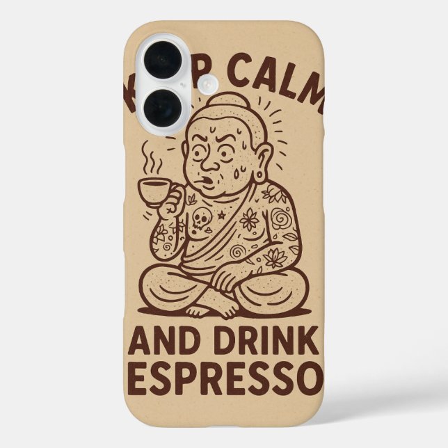 Caffeinaated Call Case-Mate iPhone Case (Back)