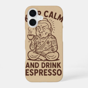Caffeinaated Call iPhone 16 Case