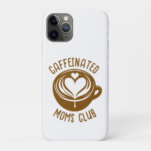 Caffeinated Moms Club Trendy Mama Coffee Lover Case-Mate iPhone Case