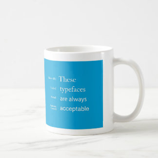 Caffeinated Typography Coffee Mug