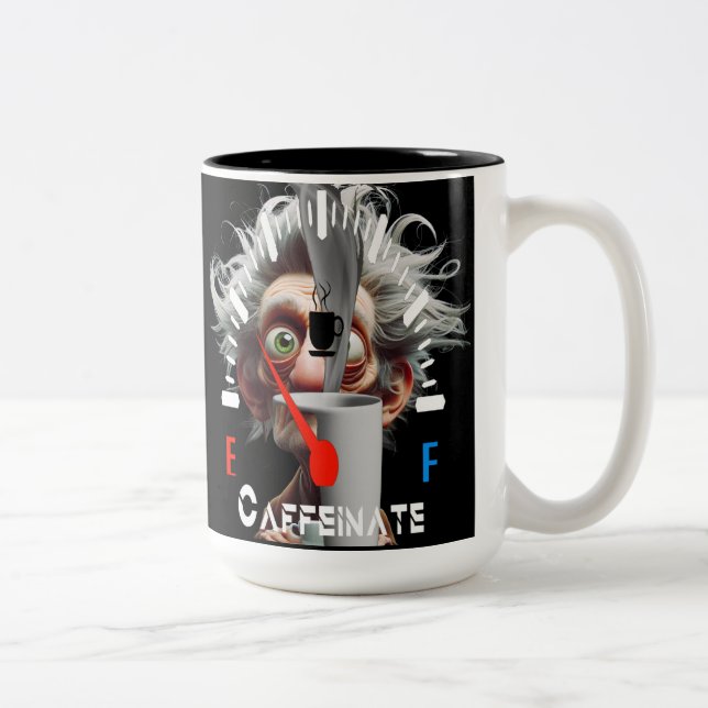 Caffeinated Well Two-Tone Coffee Mug (Right)
