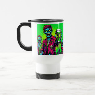Caffeinated Zombies Travel Mug