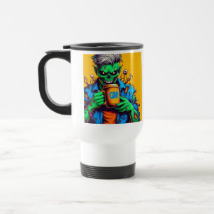 Caffeinated Zombies  Travel Mug