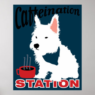 Caffeination Station Poster