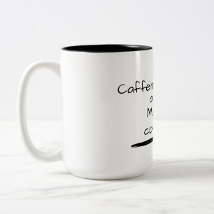 Caffeine and elbows, a deadly Muay Thai combinatio Two-Tone Coffee Mug