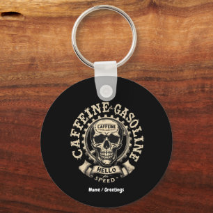 Caffeine and Gasoline Say Hello to Speed Key Ring