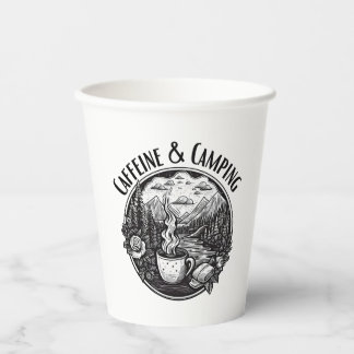 Caffeine & Camping Paper Cups