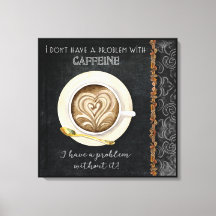 Caffeine Cappuccino Heart Art Coffee Shop Art