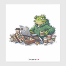 Caffeine Chaos Exhausted Frog Meme
