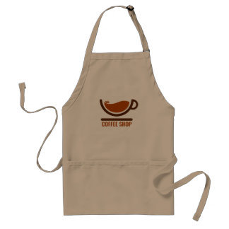 Caffeine Charm Coffee Shop Standard Apron