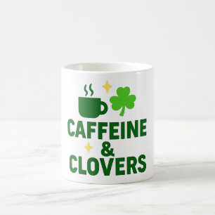 Caffeine & Clovers – Irish Coffee Lover Mug