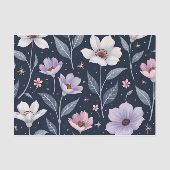 Caffeine Couture: Stylish Coffee Tissue Paper (Front)