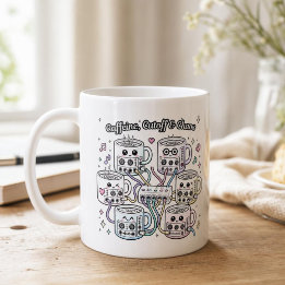 Caffeine, Cutoff & Chaos – Synth Nerd Coffee Mug