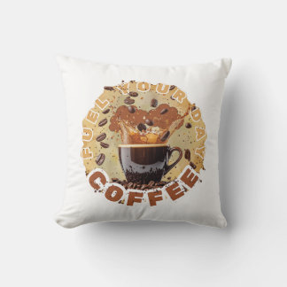 Caffeine First  Cushion