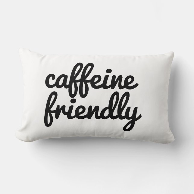Caffeine Friendly Pillow (Front)