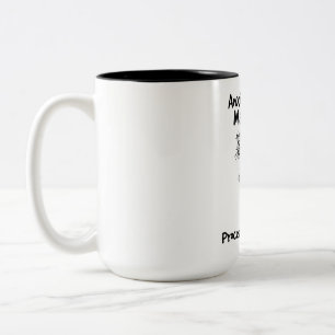 Caffeine Fuel Two-Tone Coffee Mug Quirky Tomcat Hu