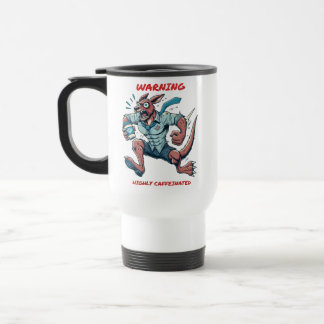 Caffeine-Fuelled Chaos Travel Mug