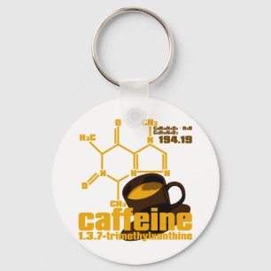 Caffeine Key Ring