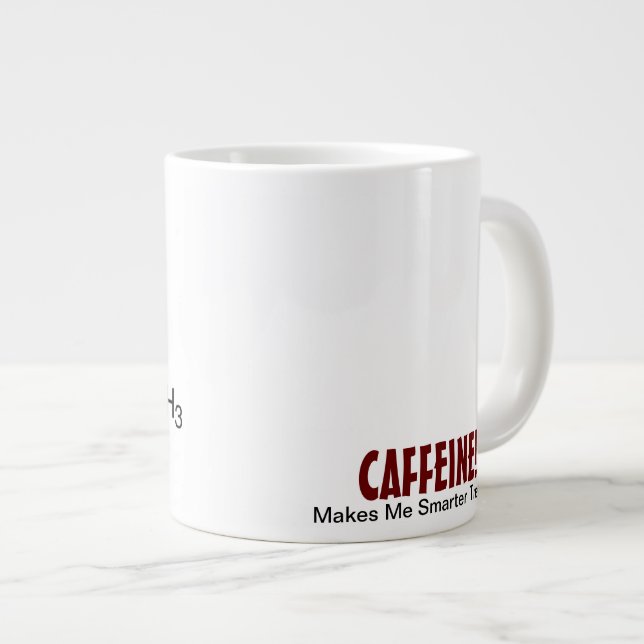 Caffeine Large Coffee Mug (Front Right)
