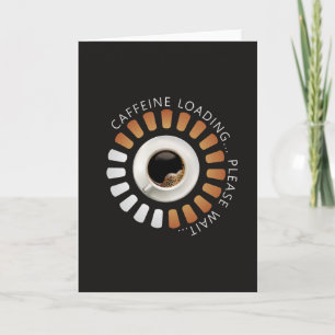 Caffeine loading card