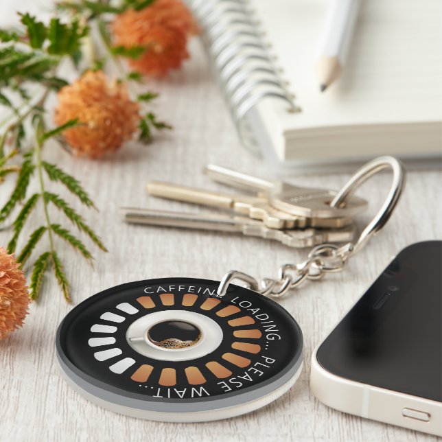 Caffeine loading key ring (Front Right)
