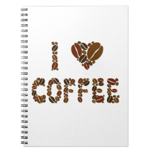 Caffeine Lover - Coffee Beans Notebook
