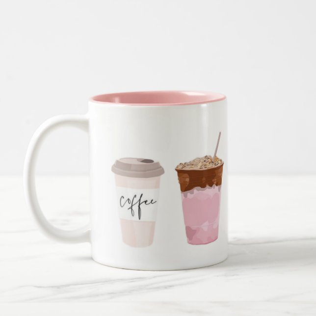 Caffeine Lover Coffee Mug for Morning Motivation (Left)
