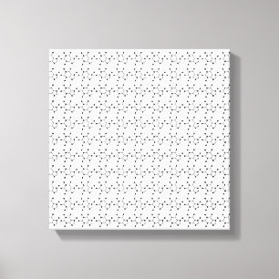 caffeine molecular beans canvas print