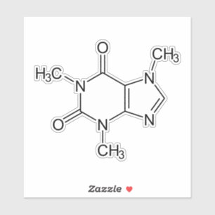 Caffeine Molecule Chemistry Coffee Atoms