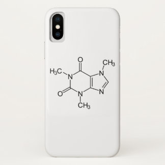 Caffeine Molecule Chemistry Coffee Atoms Case-Mate iPhone Case