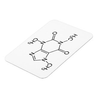 Caffeine Molecule Chemistry Coffee Atoms Magnet