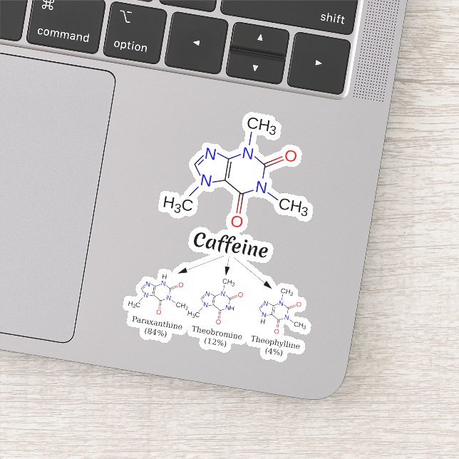 Caffeine Molecule (Chemistry Coffee Atoms) Student (Detail)