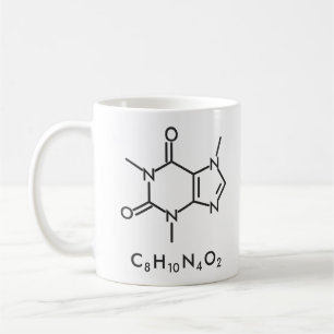 Caffeine Molecule Chemistry Coffee Science Mug
